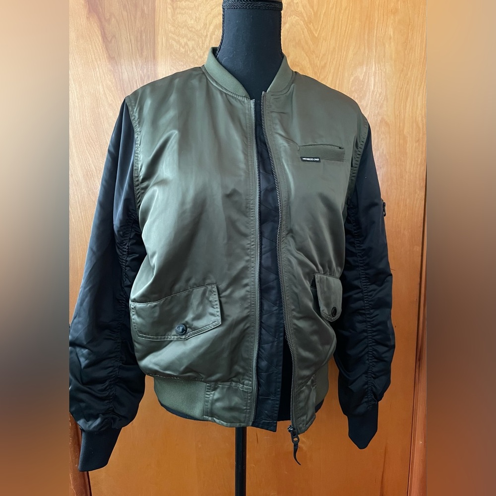 Members Only Olive Green/Black Jacket